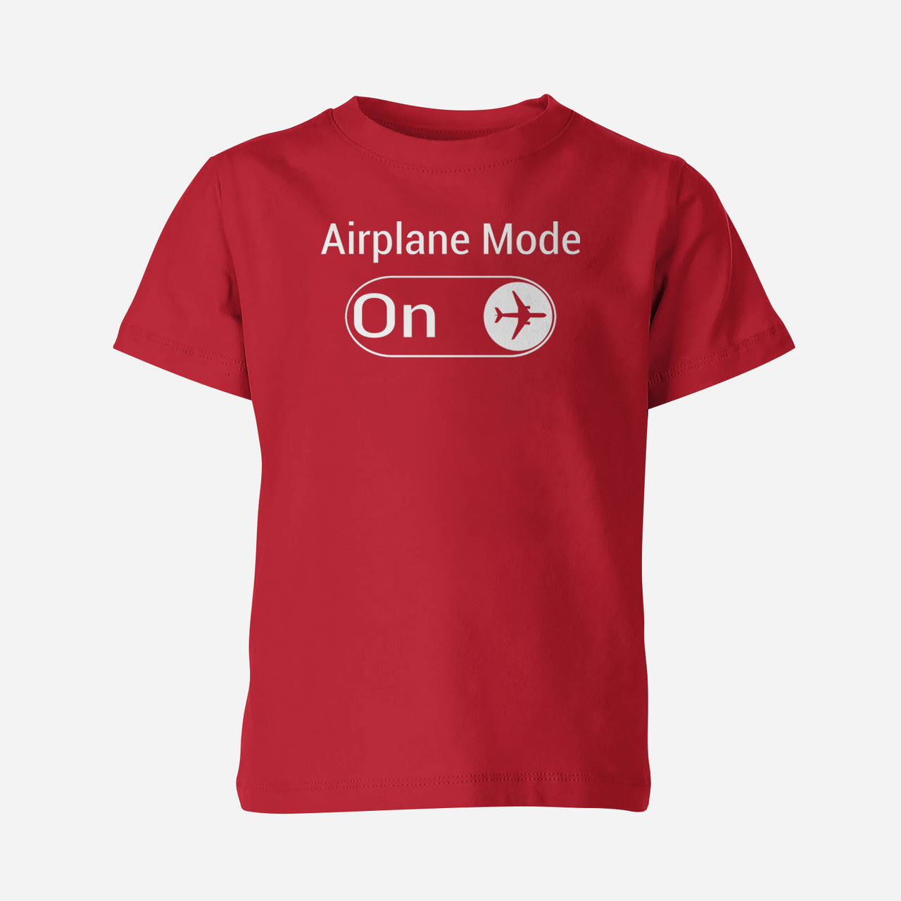 Airplane Mode On Designed Children T-Shirts