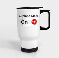 Thumbnail for Airplane Mode On Designed Travel Mugs (With Holder)