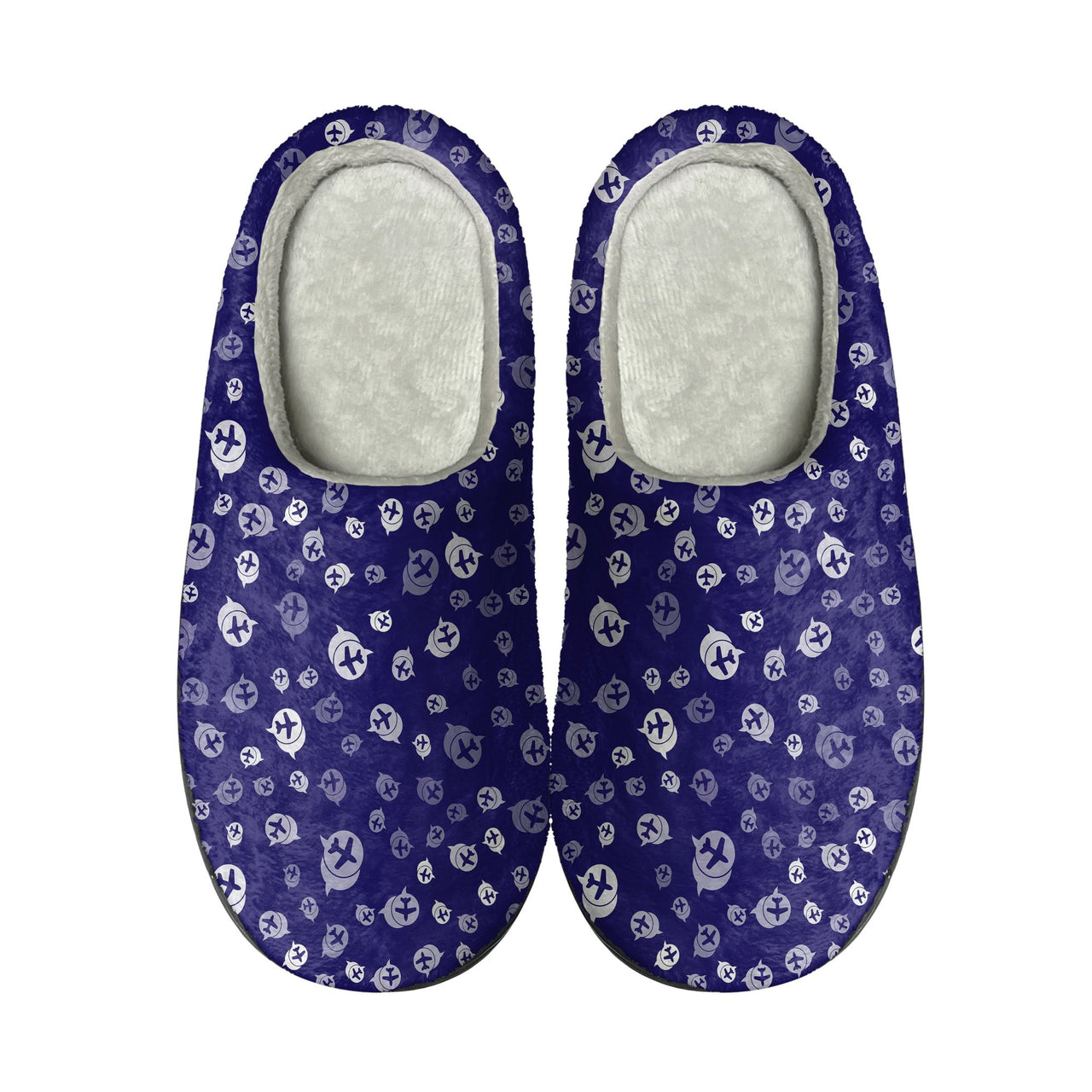 Airplane Notification Theme Designed Cotton Slippers