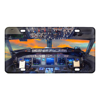 Thumbnail for Amazing Boeing 737 Cockpit Designed Metal (License) Plates