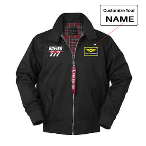 Amazing Boeing 777 Designed Vintage Style Jackets