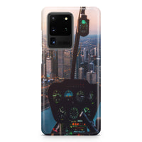 Thumbnail for Amazing City View from Helicopter Cockpit-Vertical Samsung S & Note Cases
