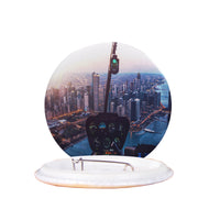 Thumbnail for Amazing City View from Helicopter Cockpit Designed Pins