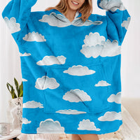 Thumbnail for Amazing Clouds Designed Blanket Hoodies