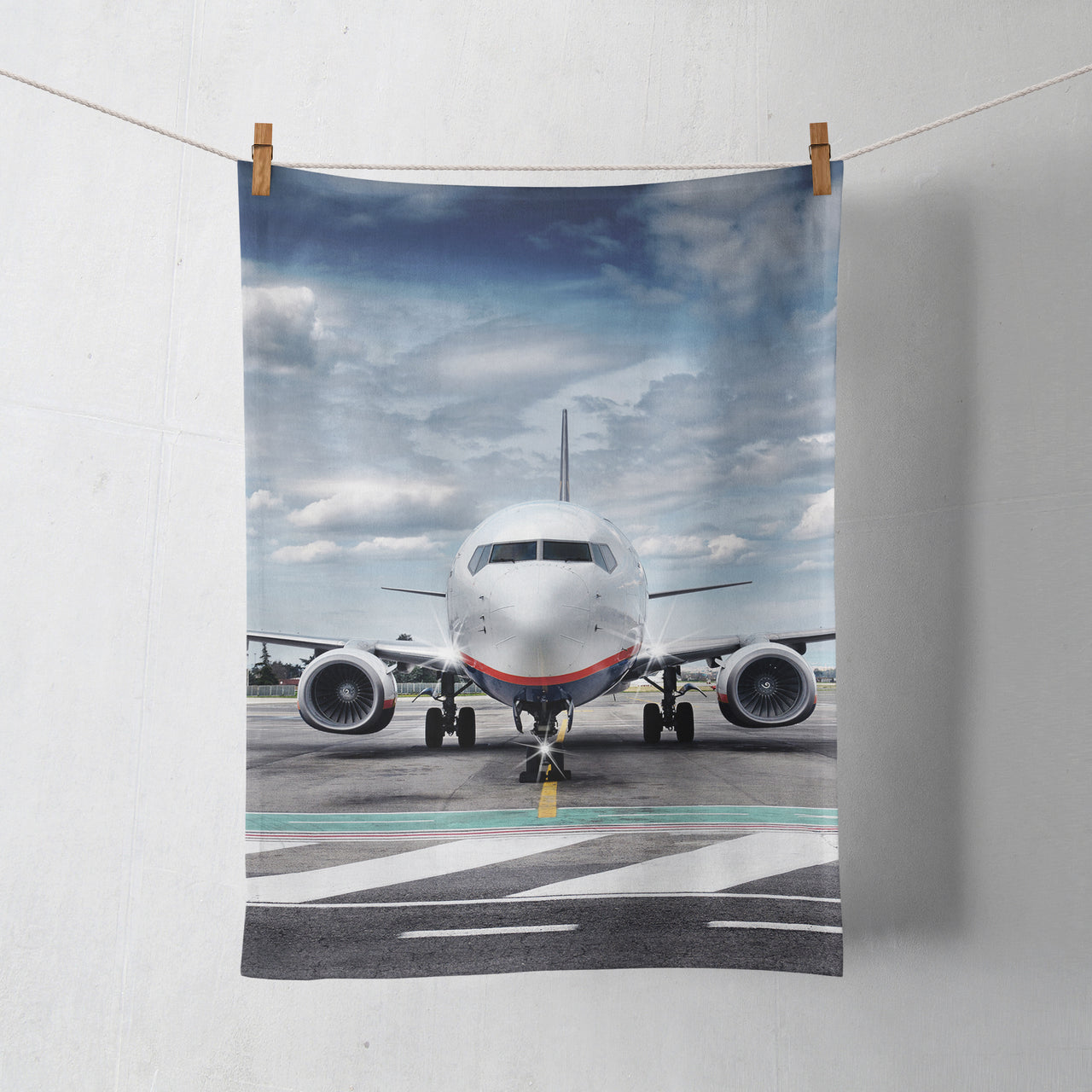 Amazing Clouds and Boeing 737 NG Designed Towels