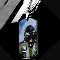 Thumbnail for Amazing Military Pilot Selfie Designed Metal Necklaces