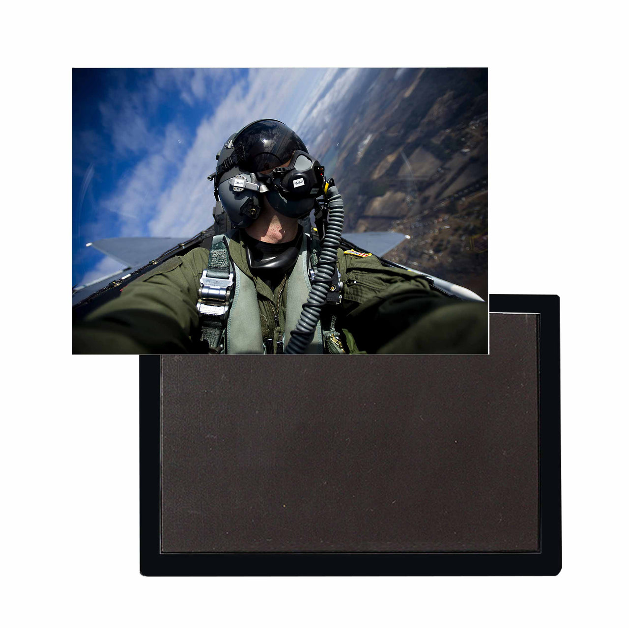 Amazing Military Pilot Selfie Designed Magnets