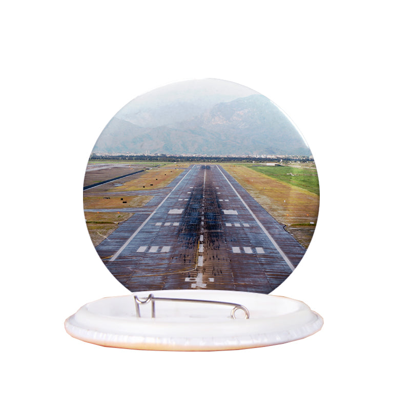 Amazing Mountain View & Runway Designed Pins