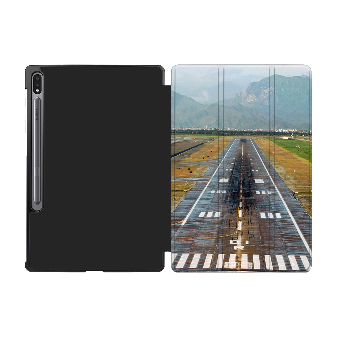 Amazing Mountain View & Runway Designed Samsung Tablet Cases