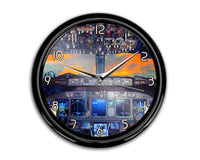 Thumbnail for Amazing Boeing 737 Cockpit Printed Wall Clocks Aviation Shop 