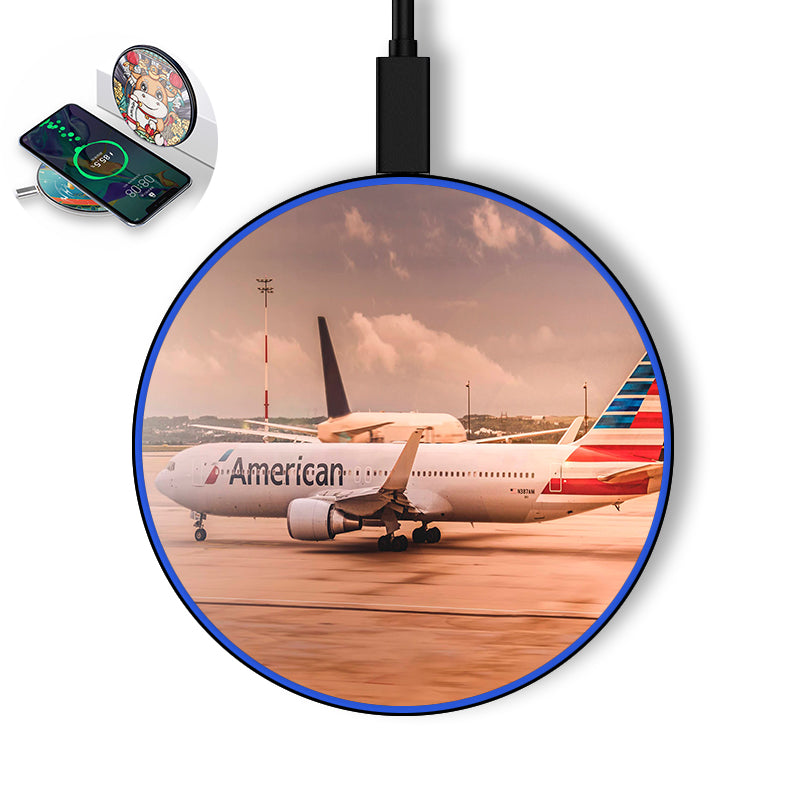 American Airlines Boeing 767 Designed Wireless Chargers