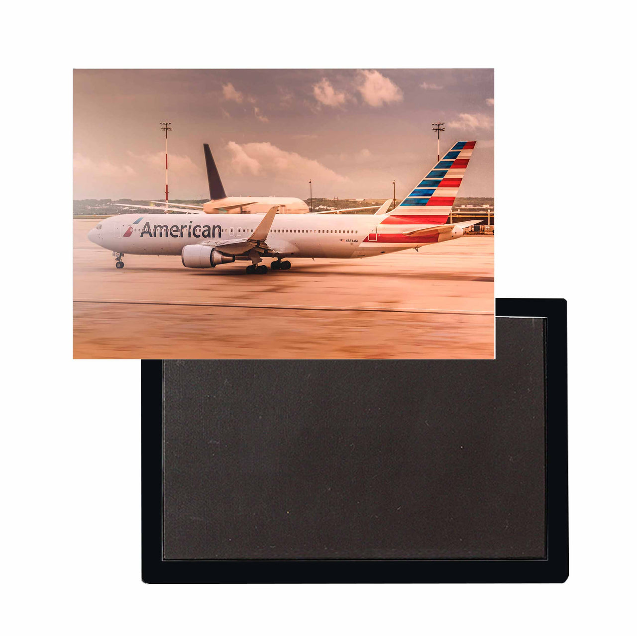 American Airlines Boeing 767 Designed Magnets