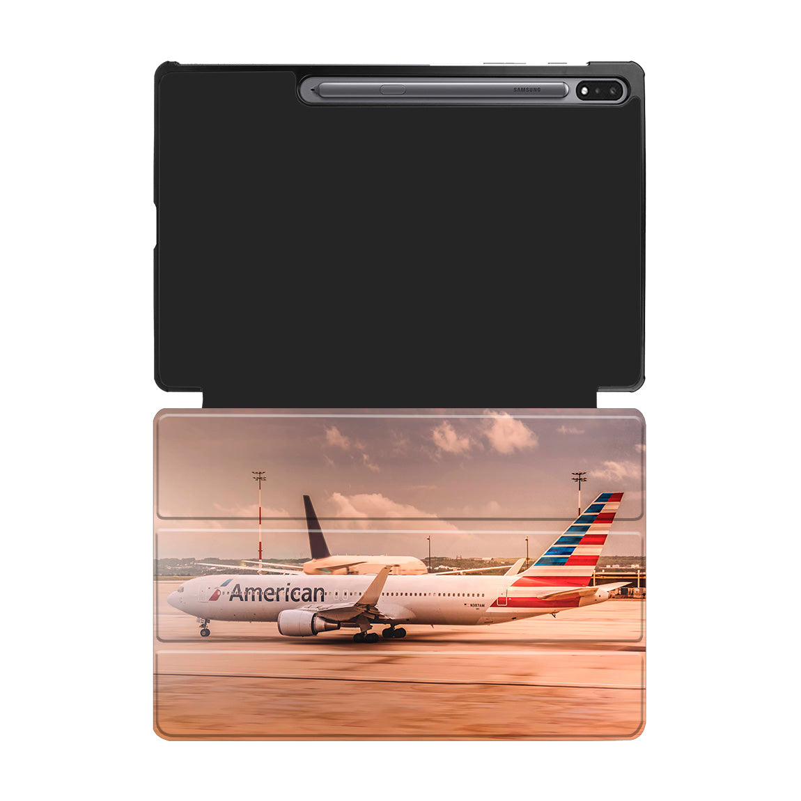 American Airlines Boeing 767 Designed Samsung Tablet Cases