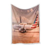 Thumbnail for American Airlines Boeing 767 Designed Bed Blankets & Covers