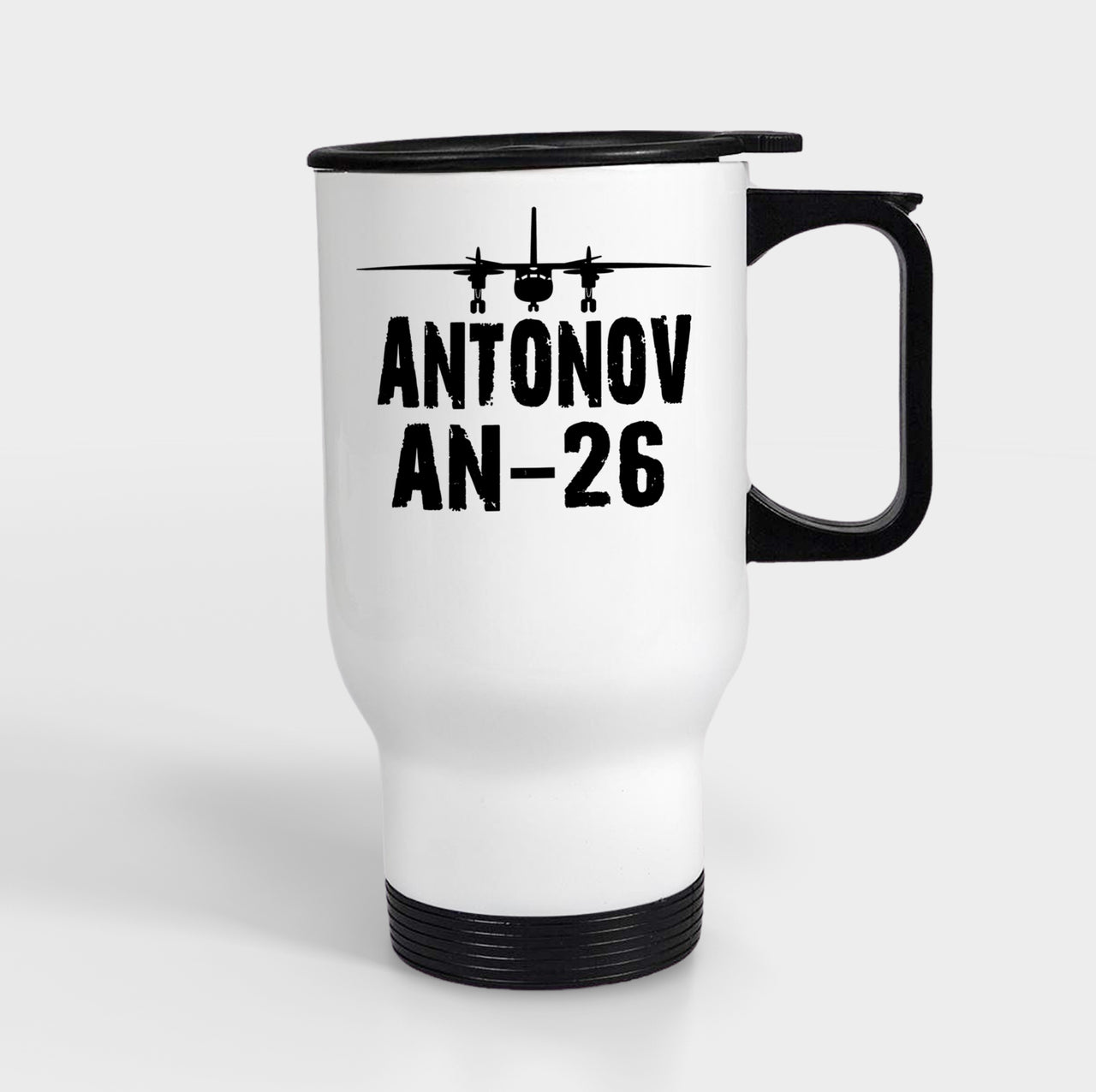 Antonov AN-26 & Plane Designed Travel Mugs (With Holder)