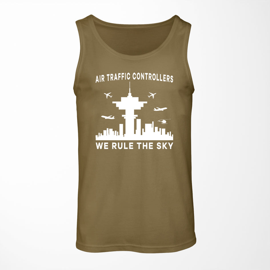 Air Traffic Controllers - We Rule The Sky Designed Tank Tops
