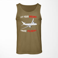 Thumbnail for Let Your Dreams Take Flight Designed Tank Tops