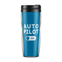 Thumbnail for Auto Pilot ON Designed Travel Mugs