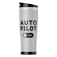 Thumbnail for Auto Pilot ON Designed Travel Mugs