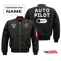 Thumbnail for Auto Pilot Off Designed Pilot Jackets (Customizable)