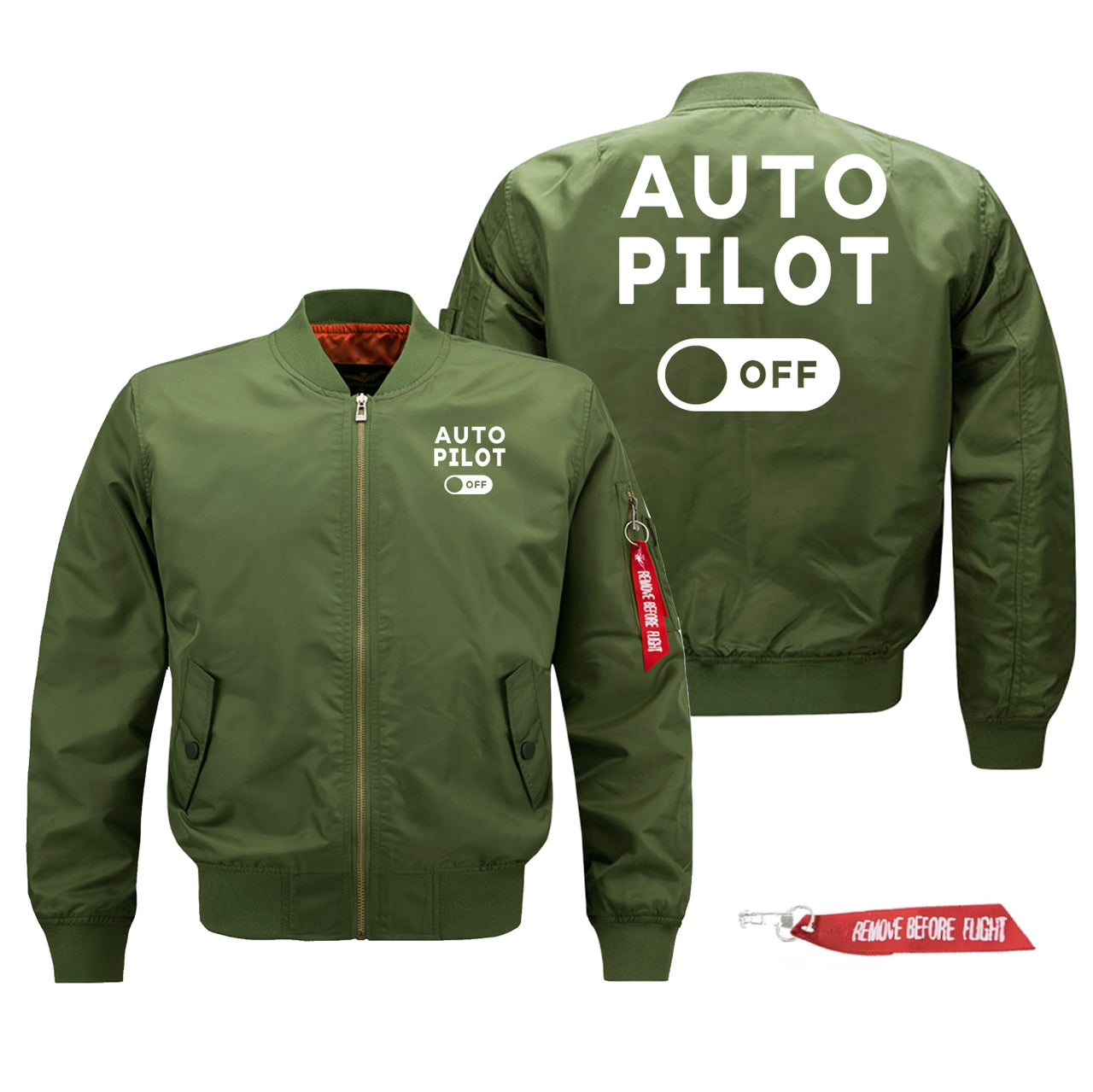 Auto Pilot Off Designed Pilot Jackets (Customizable)
