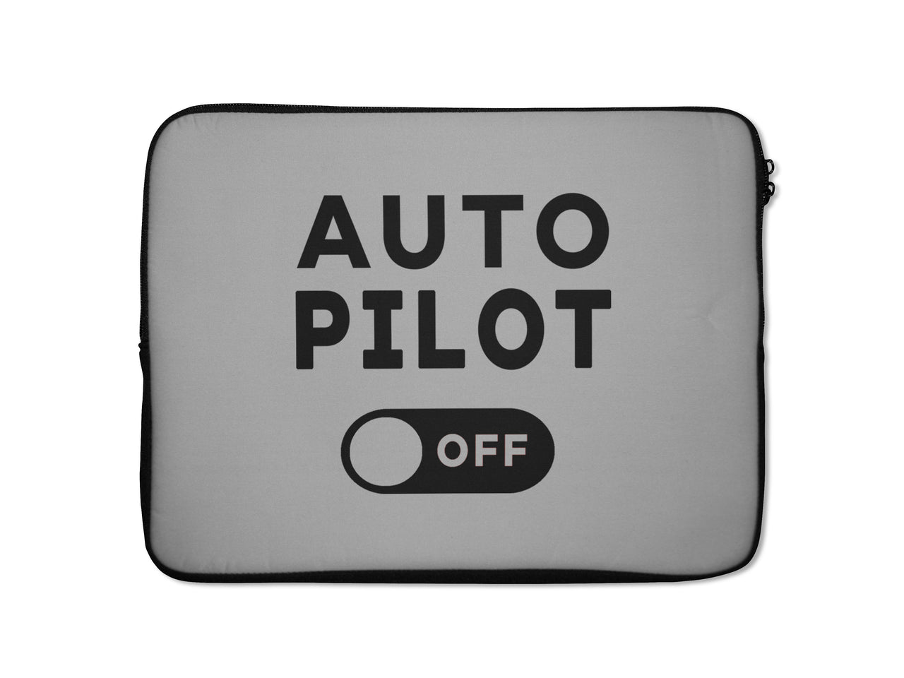 Auto Pilot Off Designed Laptop & Tablet Cases