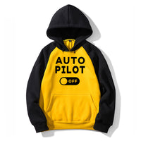Thumbnail for Auto Pilot Off Designed Colourful Hoodies