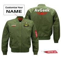 Thumbnail for Avgeek Designed Pilot Jackets (Customizable)