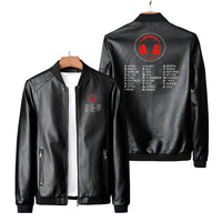 Thumbnail for Aviation Alphabet 3 Designed PU Leather Jackets