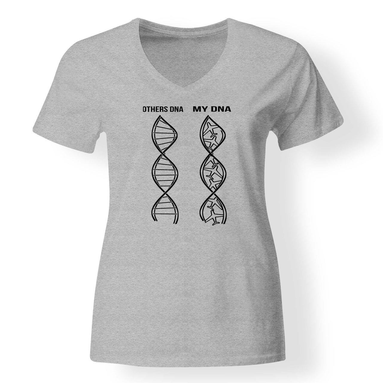Aviation DNA Designed V-Neck T-Shirts