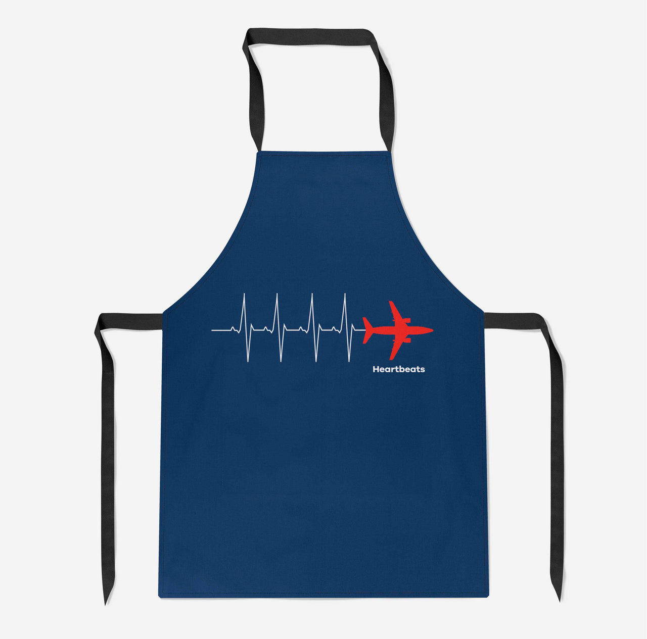 Aviation Heartbeats Designed Kitchen Aprons