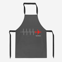 Thumbnail for Aviation Heartbeats Designed Kitchen Aprons