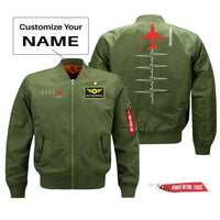 Thumbnail for Aviation Heartbeats Designed Pilot Jackets (Customizable)