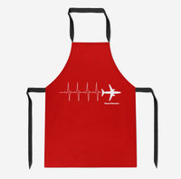 Thumbnail for Aviation Heartbeats Designed Kitchen Aprons