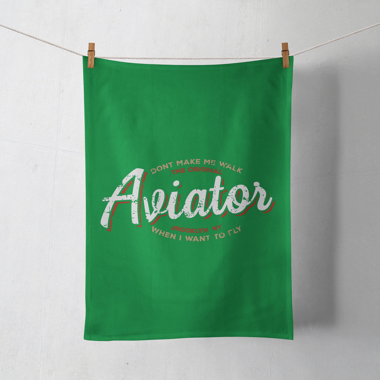 Aviator - Dont Make Me Walk Designed Towels