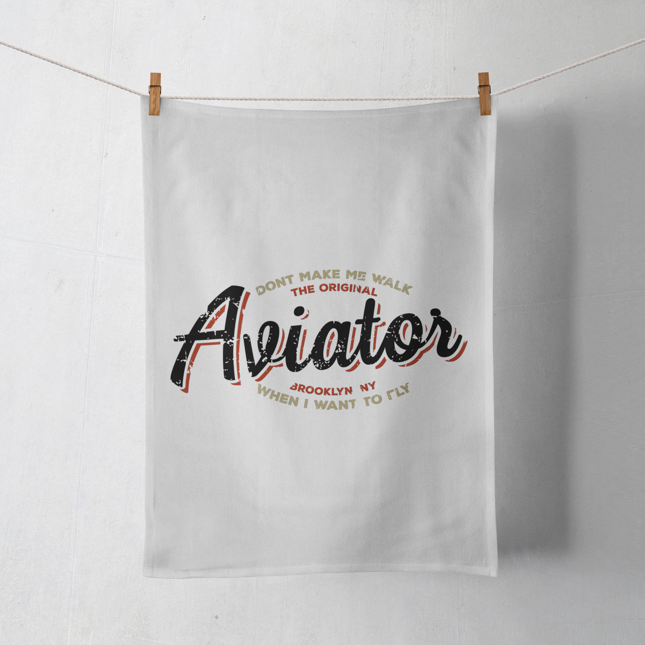 Aviator - Dont Make Me Walk Designed Towels