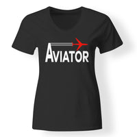 Thumbnail for Aviator Designed V-Neck T-Shirts