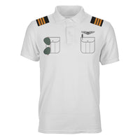 Thumbnail for Customizable Pilot Uniform (Badge 1) Designed 3D Polo T-Shirts