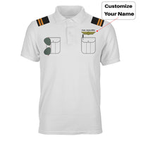 Thumbnail for Customizable Pilot Uniform (Badge 2) Designed 3D Polo T-Shirts
