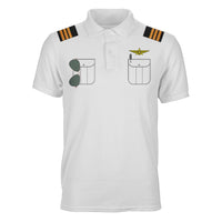 Thumbnail for Customizable Pilot Uniform (Badge 3) Designed 3D Polo T-Shirts
