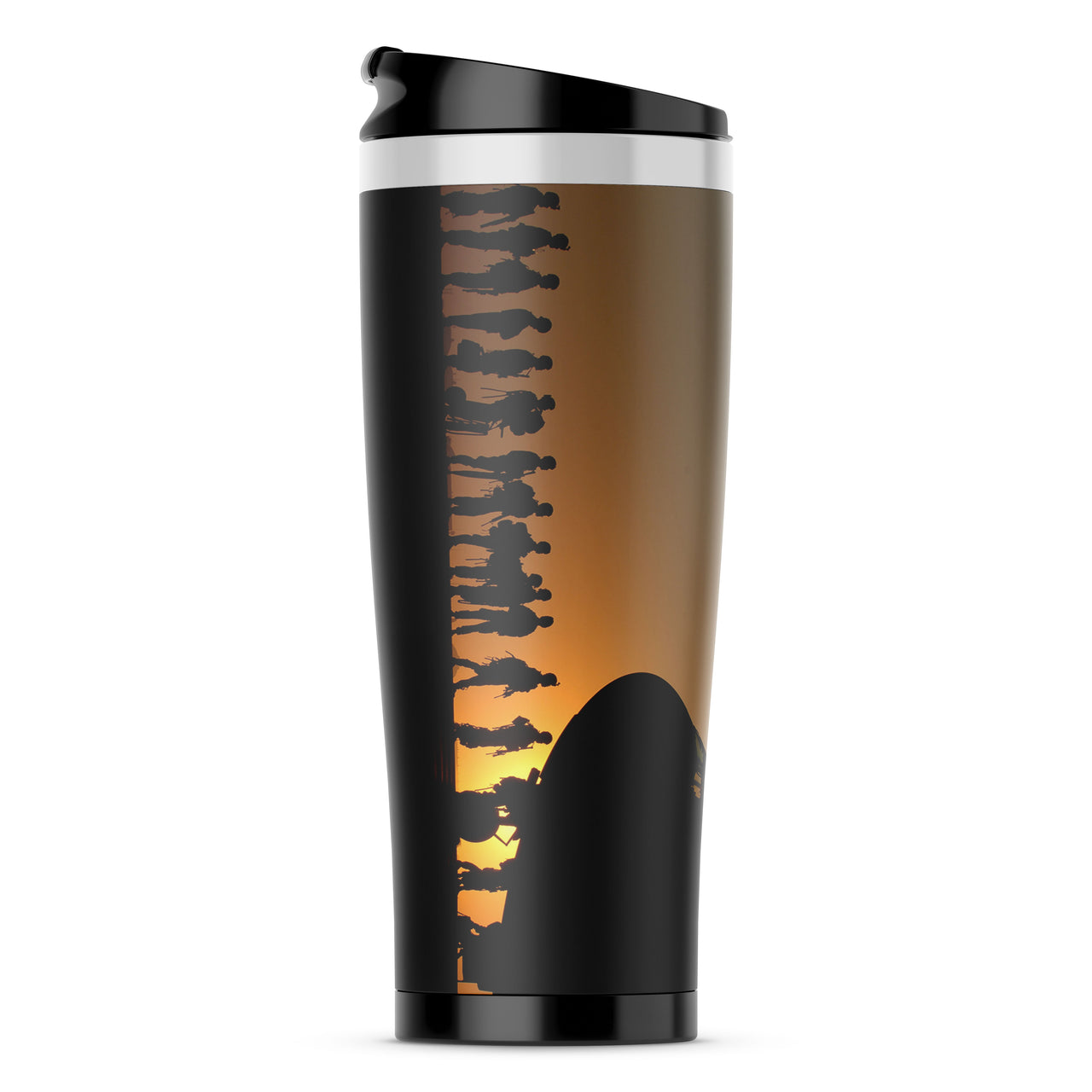 Band of Brothers Theme Soldiers Designed Travel Mugs