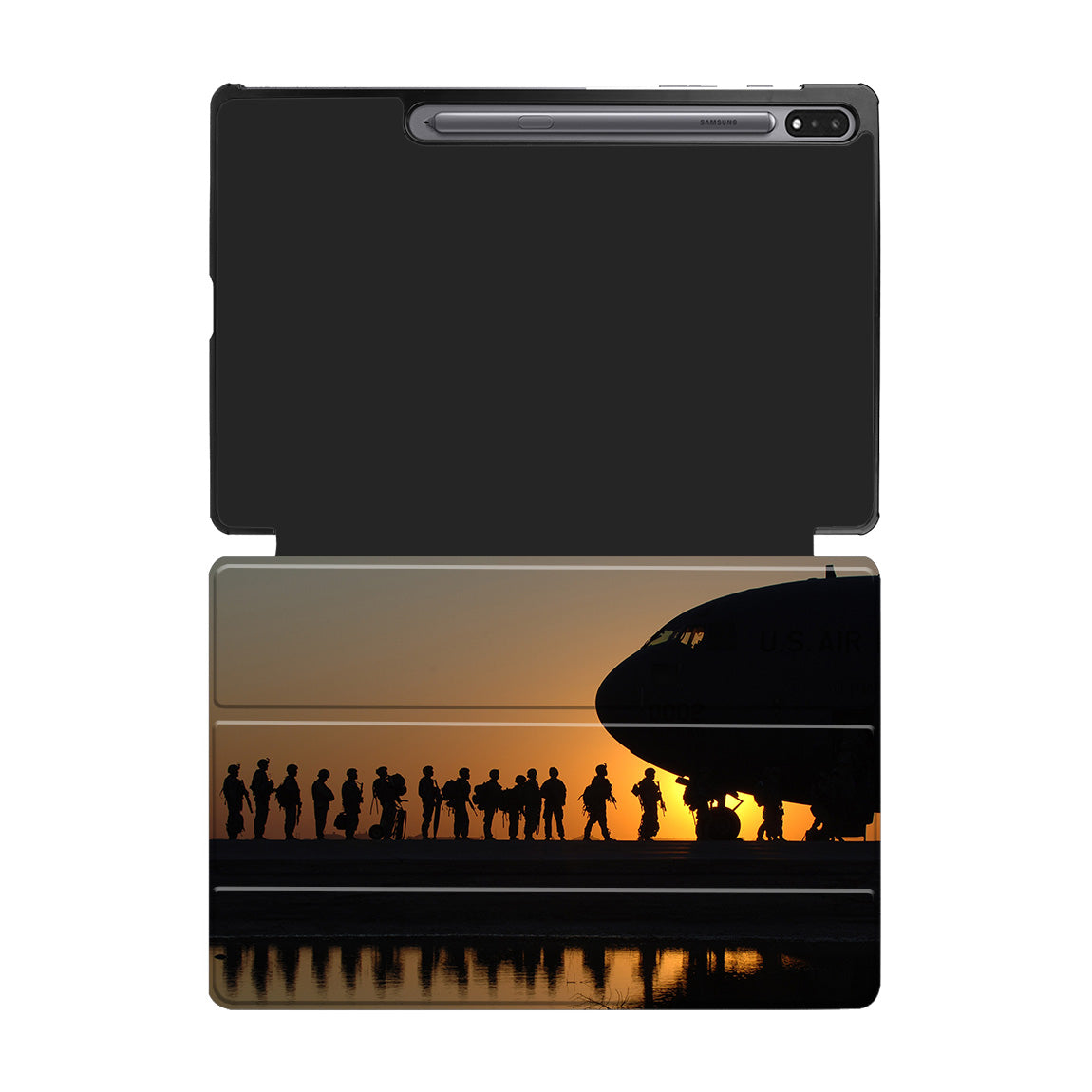 Band of Brothers Theme Soldiers Designed Samsung Tablet Cases