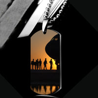 Thumbnail for Band of Brothers Theme Soldiers Designed Metal Necklaces