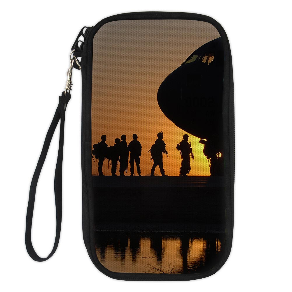 Band of Brothers Theme Soldiers Designed Travel Cases & Wallets