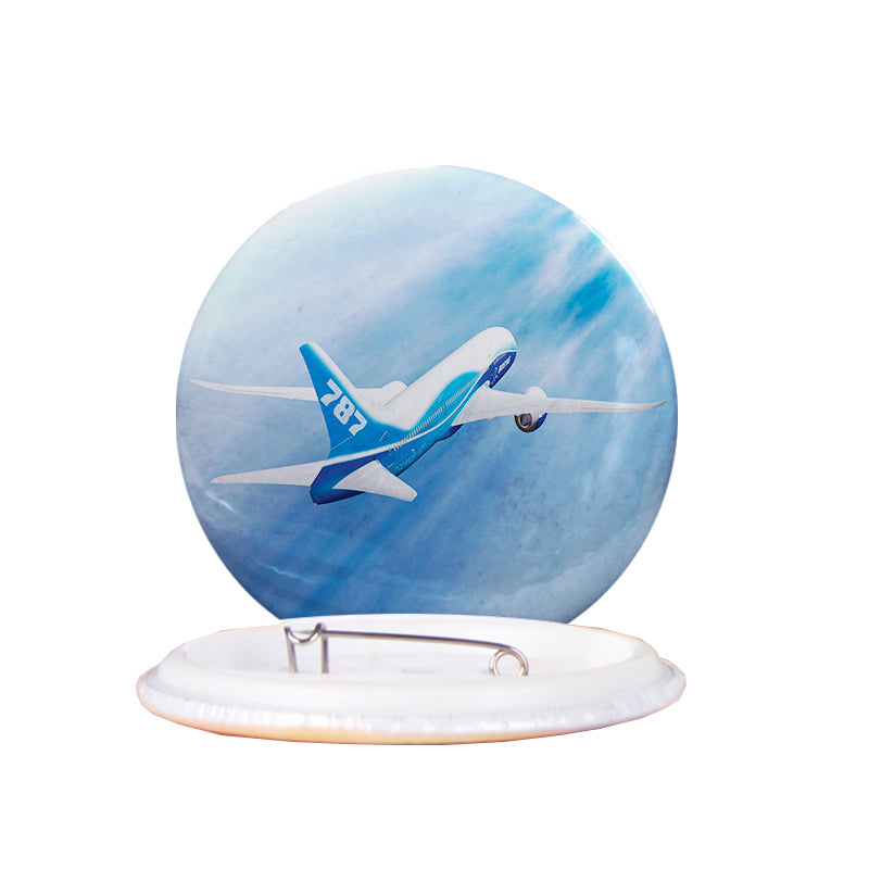 Beautiful Painting of Boeing 787 Dreamliner Designed Pins