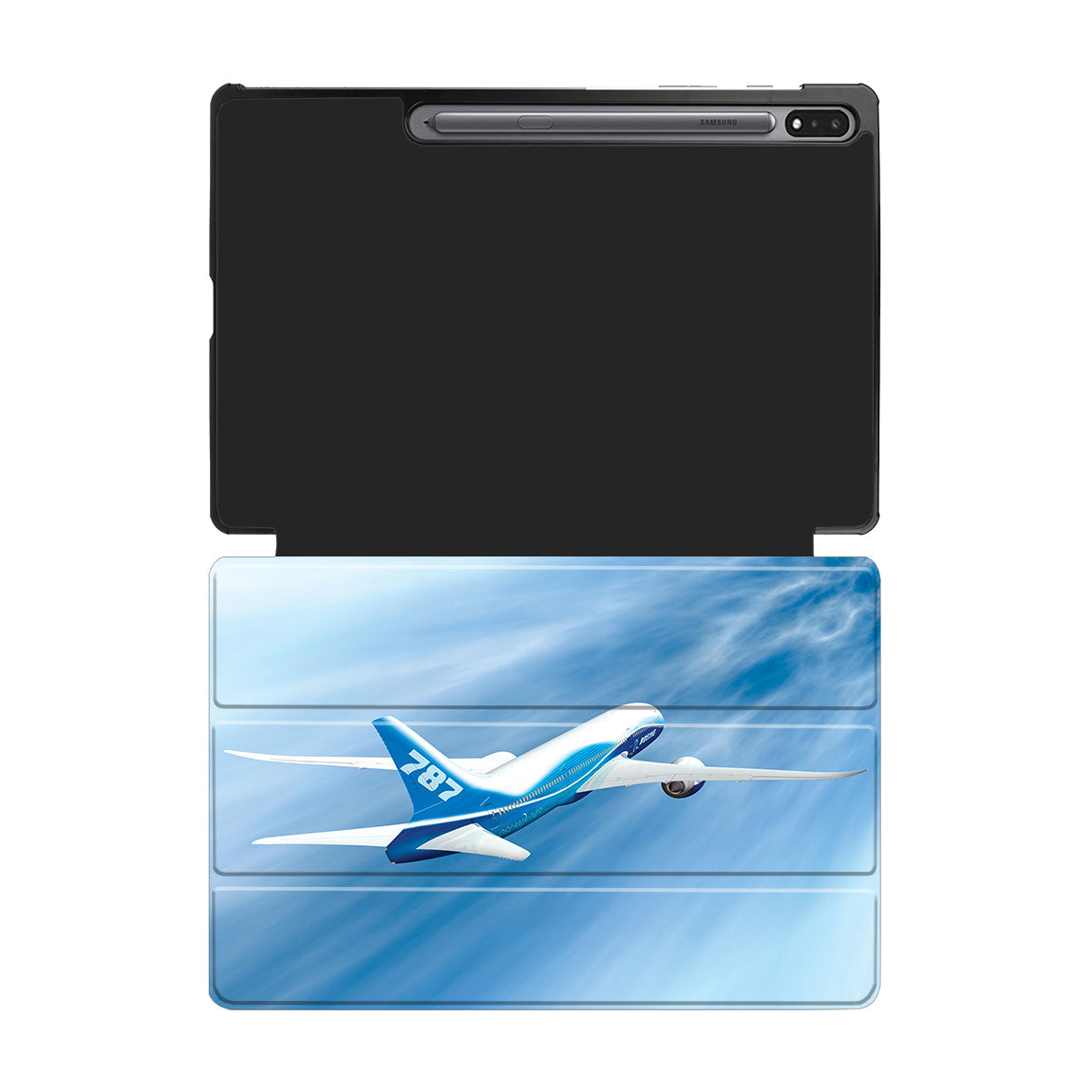 Beautiful Painting of Boeing 787 Dreamliner Designed Samsung Tablet Cases