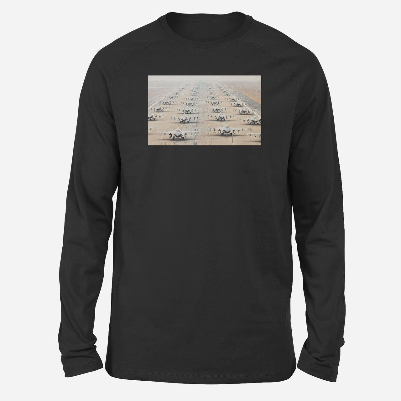 Military Jets Designed Long-Sleeve T-Shirts