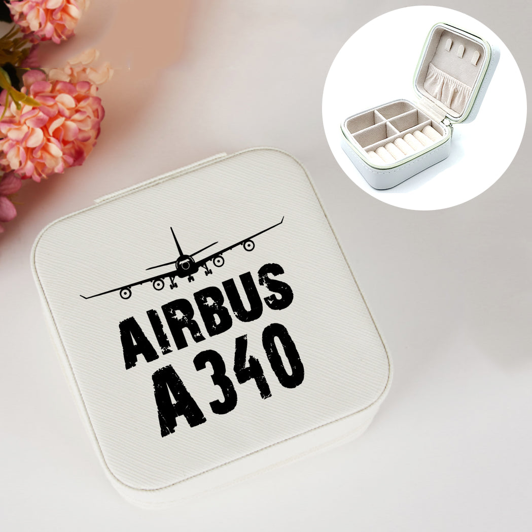 Airbus A340 & Plane Designed Leather Jewelry Boxes