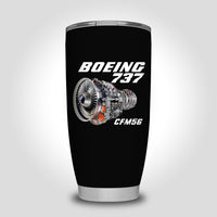 Thumbnail for Boeing 737 Engine & CFM56 Designed Tumbler Travel Mugs