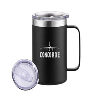 Thumbnail for Concorde & Plane Designed Stainless Steel Beer Mugs